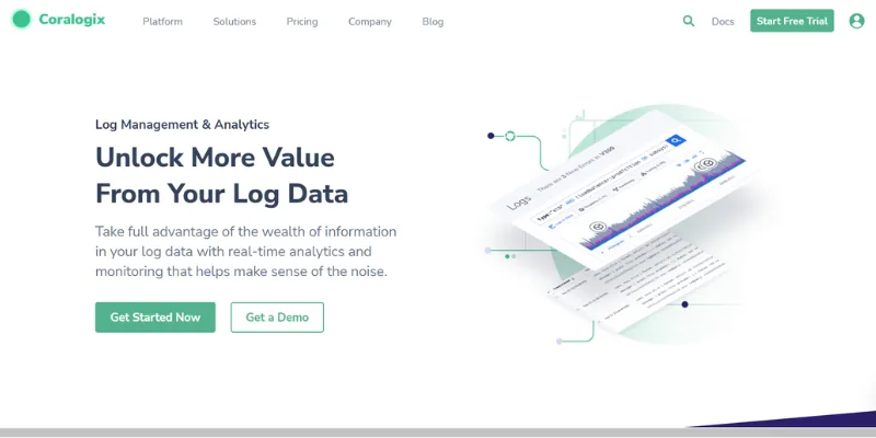 Coralogix Log Management Tool