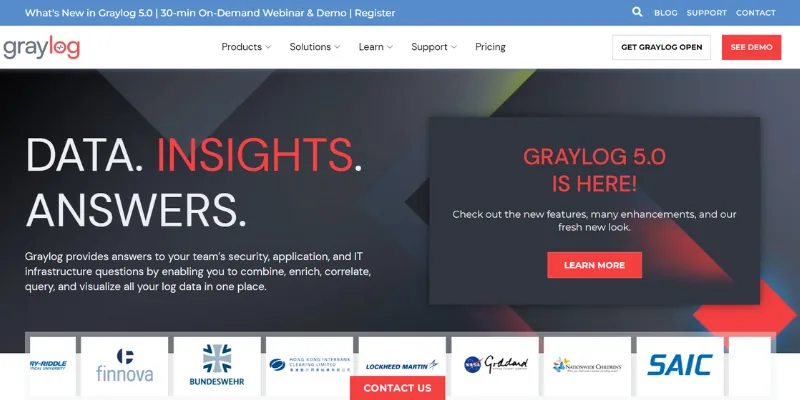 Graylog Log Management Tool