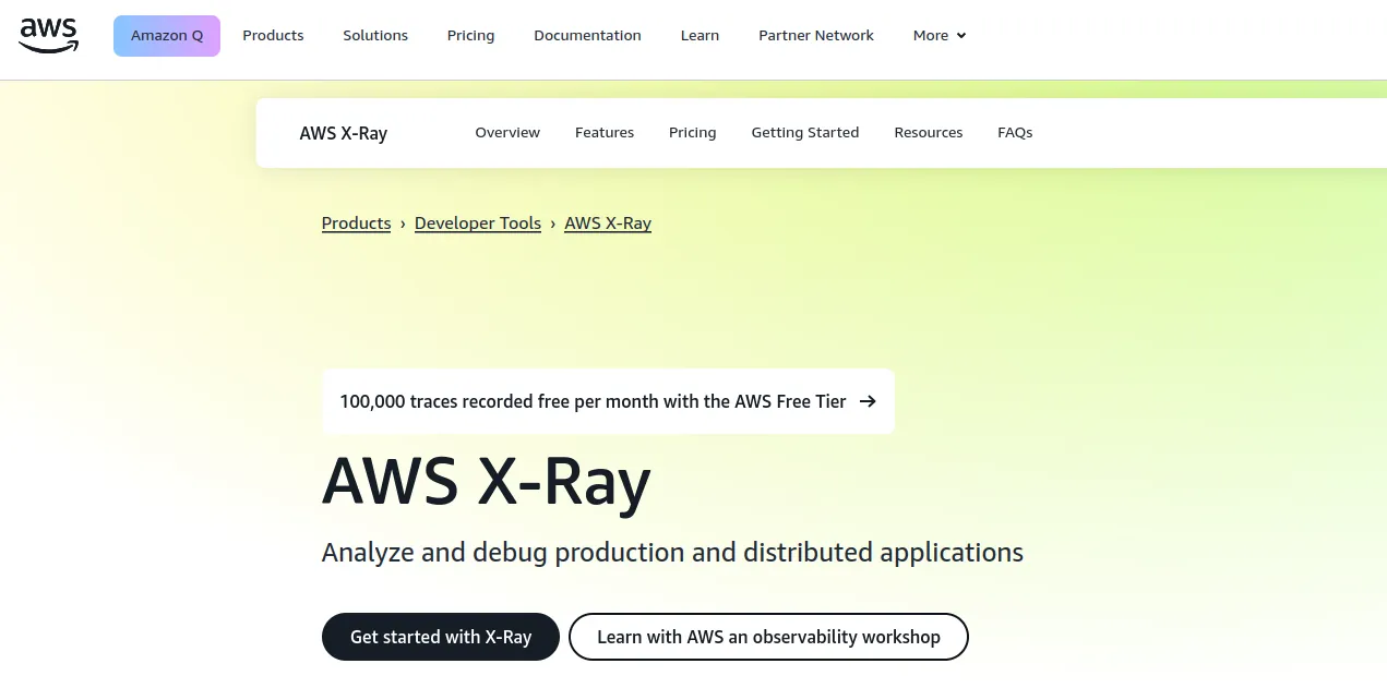 AWS X-Ray - Lumigo Alternative
